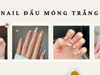 Xu hướng nail đầu móng trắng dẫn đầu trong năm nay