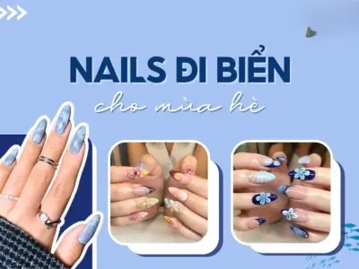 20+ mẫu nail đi biển đẹp giúp bạn nổi bật trên bãi cát