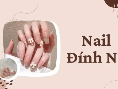 Nail đính nơ nhẹ nhàng hút mắt giúp bạn nổi bật hơn