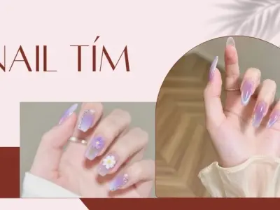 Gợi ý những mẫu nail tím đẹp sang chảnh cho tiệc và đi chơi