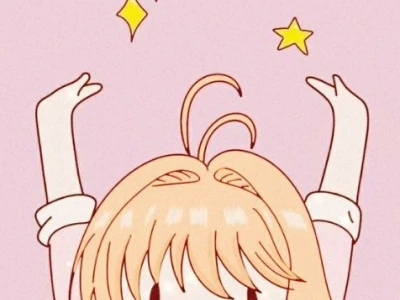 Hình nền anime nữ màu hồng cute cho điện thoại và máy tính