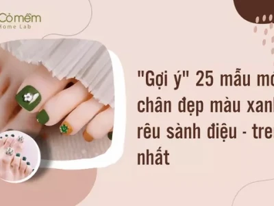 Khám phá 99+ mẫu nail chân màu xanh dương đẹp dẫn đầu xu hướng 2026