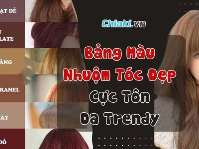 Khám phá bảng màu nhuộm tóc đa dạng và cách chọn màu phù hợp 2026