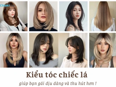 Khám phá kiểu tóc duỗi chiếc lá thẳng và các biến tấu ấn tượng