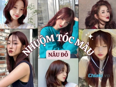 Khám phá ngay các màu tóc nhuộm nâu đỏ thời thượng năm 2026