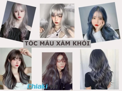 Màu tóc xám khói: Xu hướng 2026 và cách chọn kiểu tóc phù hợp