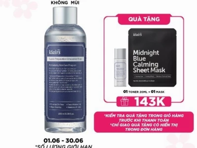Nước Hoa Hồng Klairs Không Mùi: Giải Pháp Toàn Diện Cho Làn Da