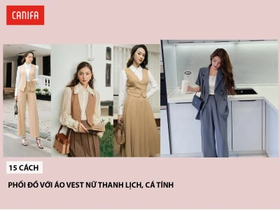 Phối đồ với áo vest đen nữ: 15+ cách 'hack dáng' thời thượng 2026