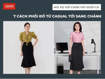 Phối Đồ Với Chân Váy Đuôi Cá Dài: Bí Quyết Tôn Dáng Chuẩn Mực