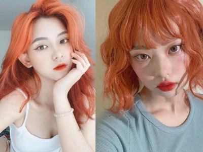 Tóc màu cam đào: Khám phá 15+ sắc thái trendy nhất 2026