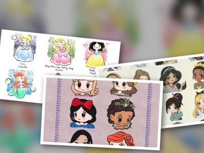 Những mẫu chibi các nhân vật Disney cổ điển đẹp nhất cho năm 2026