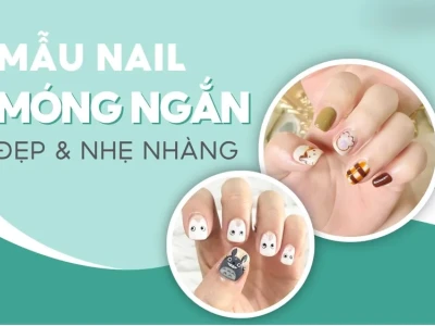 Mẫu móng ngắn đơn giản phù hợp mọi phong cách và dịp đi chơi